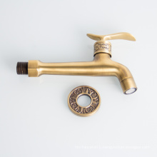Long neck bronze brass bibcock for bathroom